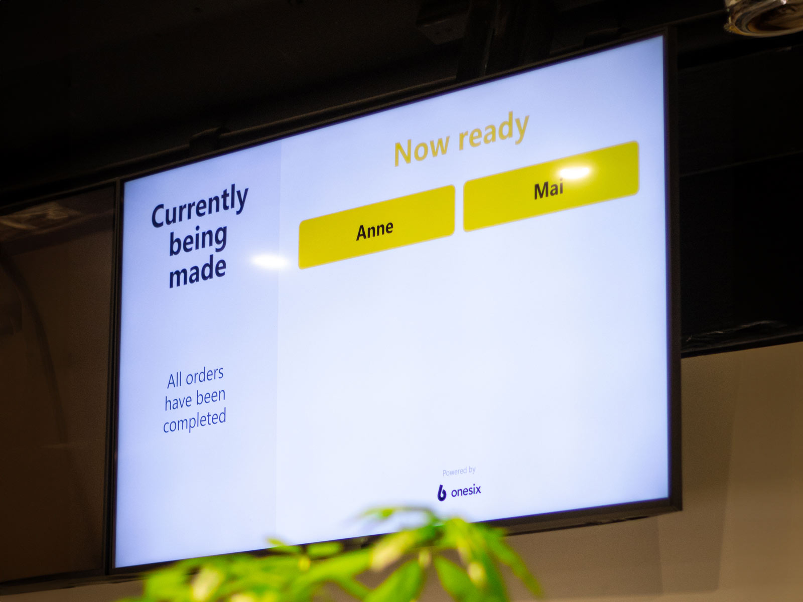 Onesix Status Screen