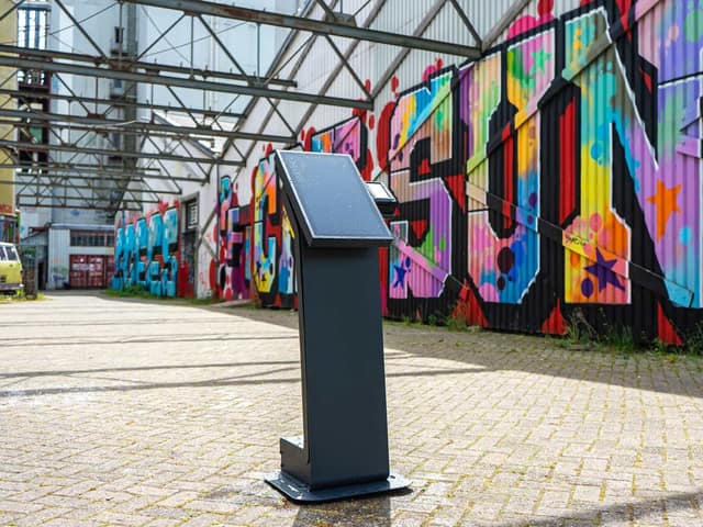 Onesix Kiosk Pro Outdoor self-service ordering kiosk front view