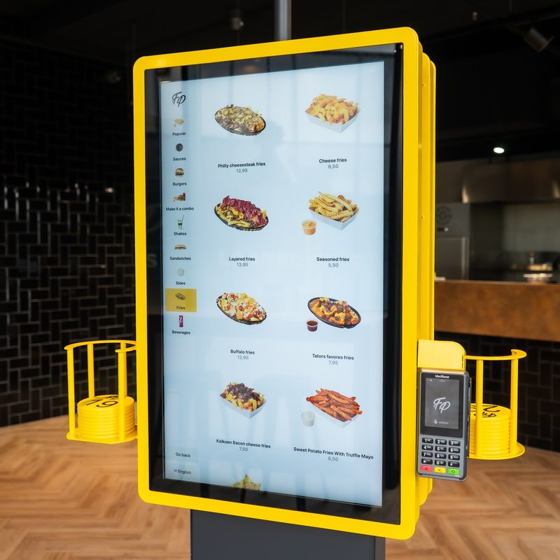 Onesix Kiosk Premium X in Fat Phill’s yellow branding
